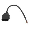 OBD2 Plug Adapter 16Pin Male Cable Connector Diagnostic Tool Fitting For. 