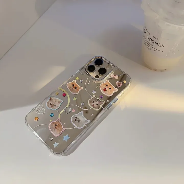 Electroplated%20Mirror%20Cat%20Head%20Phone%20Case%20for%20iPhone15%2014%2012%2013%2011%20Pro%20ProMax%20Plus%20X%20XR%20Xsmax%20Shockproof%20Phone%20Cover%20-%20Image%205