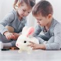 Electric Rabbit Toy with Sound and Movement Talking Plush Toys Cuddly Cuddly Toy Shake Ears Electric Pet for Kids Birthday Gifts. 