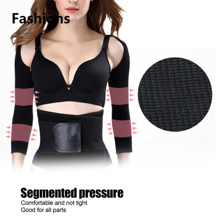 Fashions%20NEW%20Women%20Upper%20Arm%20Shaper%20Slimmer%20Body%20Shaper%20Compression%20Sleeves%20Humpback%20Posture%20Corrector%20Back%20Shoulder%20Shapewear%20Support%20-%20Image%202