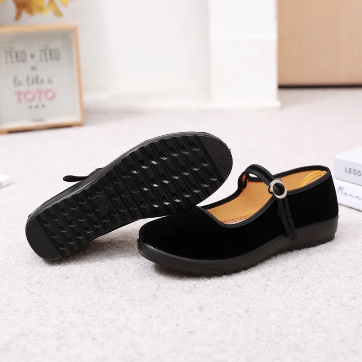 Old%20Beijing%20Cloth%20Shoes%20Women's%20Shoes%20Flat%20Pumps%20Large%20Size%20Work%20Shoes%20Black%20Hotel%20Work%20Shoes%20Non-Slip%20Mom%20Shoes%20Soft%20Bottom%20-%20Image%203