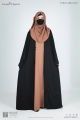 Glam Touch Premium Shrug Abaya 3 Part Set. 