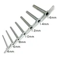 7*1/set rubber plug punch carbon steel manual laboratory punch rubber stopper. 