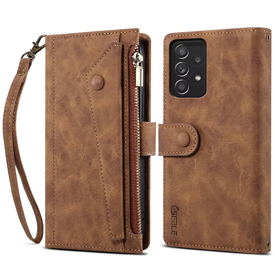 lthmy for Samsung Galaxy A72 A72 5G Wallet Flip Leather Case