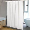 Shower Curtain PEVA Mildew Proof Bathroom Curtain 3D Waterproof Bath Curtains With Hook Solid Color Breathable Bathroom Curtains. 