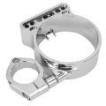 CNC Modified Speedometer Gauge Relocation Bracket Holder Motorcycle Accessory Silver. 