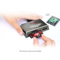 HXSJ Kingston FCR-HS4 USB3.0 High-speed Card Reader Multifunctional USB3.0 Metal Card Reader Compatible with Multiple Memory Cards.