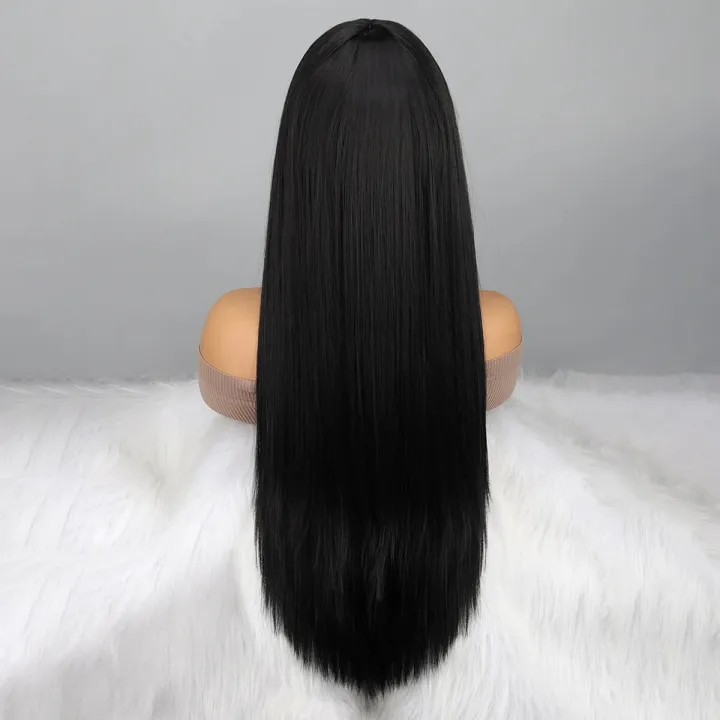 Long%20Black%20Wig%20with%20Bangs%20Straight%20Black%20Wigs%20for%20Women%20Cosplay%20Long%20Synthetic%20Black%20Wig%20Natural%20Looking%20for%20Daily%20Wear%20-%20Image%205