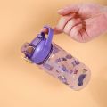 600Ml Cute Kids Water Bottle With Straw Sippy Cup Leakproof Baby Feeding Cups Portable Children Water Bottles for School Outdoor. 