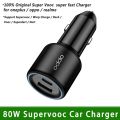Original Oneplus 80w Supervooc Car Charger Super Fast Charging 65W Type C Auto Warp Charge 65 One Plus 11 10 Pro Nord 2T 5G 10T.