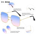 【linfang store】(NEW) 5 Colors Unisex Anti Square Frame Man Woman Fashion Full Rim Sun Glasses. 