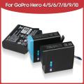 Replacement Battery For GoPro Hero 10 9 8 7 6 5 4 Hero 9 10 Hero8 Hero7 Hero6 Hero5 Hero4 Rechargeable Battery.