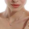 Neaklace for women Fashion Accessories Crystal Sequins Necklace Tassel Flash Pandent Choker Gift.