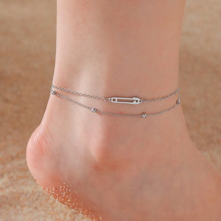 Lucktune%20Infinity%20Symbol%20Pendant%20Anklets%20for%20Women%20Stainless%20Steel%20Boho%20Double%20Chain%20Foot%20Chain%20Summer%20Beach%20Jewelry%20Party%20Gift%20-%20Image%203