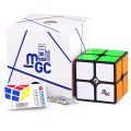 YJ MGC 2 2x2 M Magnetic Magic Speed Cube Stickerless Professional Fidget Toys MGC 2 M Cubo Magico Puzzle.