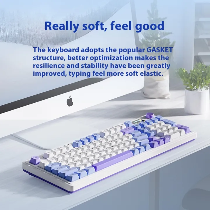 LANGTU%20L98%20Wireless%20Gaming%20Mechanical%20Touch%20Keyboard%20Bluetooth%203Mode%20Rgb%20With%20Screen%20Knob%20Office%20E-sport%20Gaming%20Silent%20Keyboard%20-%20Image%205