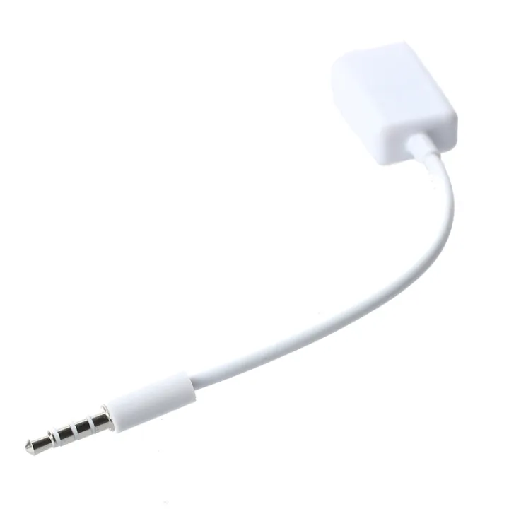 Car%20MP3%203.5mm%20Male%20AUX%20Audio%20Plug%20Jack%20To%20USB%202.0%20Female%20Converter%20Cable%20Cord%20White%20-%20Image%204