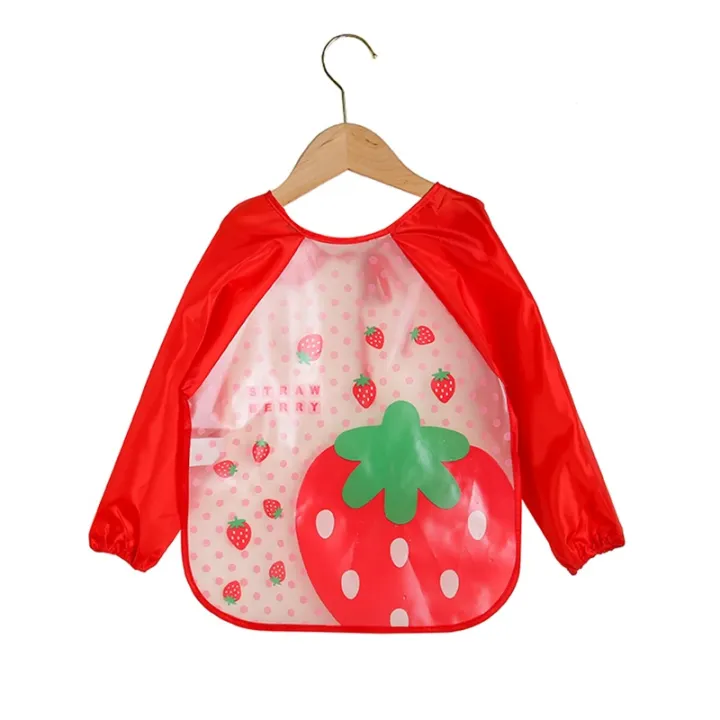 Long%20Sleeve%20Waterproof%20Baby%20Bibs%20Cute%20Cartoon%20Bear%20Baby%20Feeding%20Bibs%20Lace%20Up%20Design%20Newborn%20Toddler%20Kid%20Children%20Eating%20Aprons%20-%20Image%202
