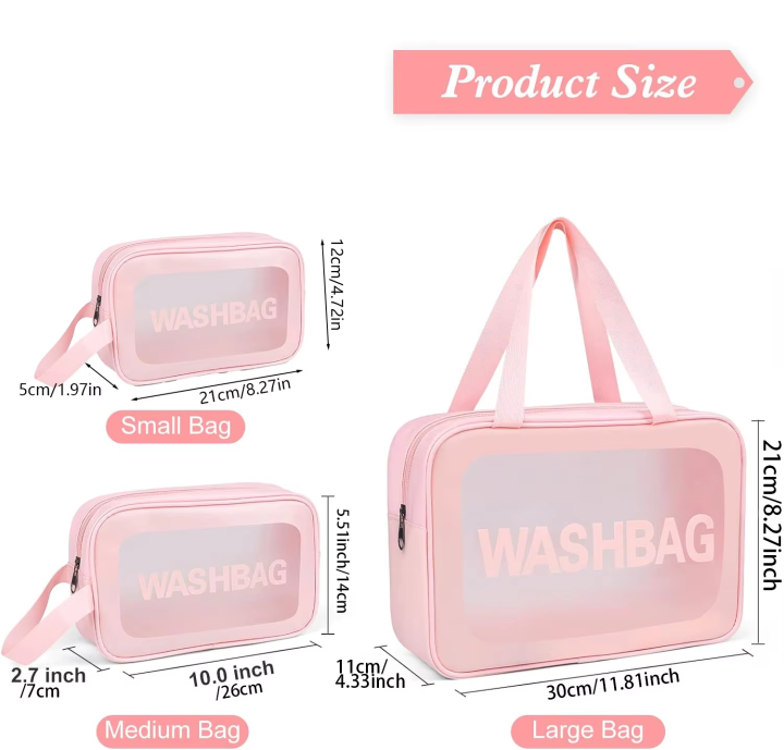 3/1%20pieces%20/set%20Waterproof%20Makeup%20Bag%20for%20Women%20Ladies%20Travel%20Wash%20Bag%20Organizer%20Cosmetic%20case%20toiletries%20Clear%20Transparent%20Makeup%20bag%20pouch%20Toiletry%20box%20for%20Female%20Girls%20-%20Image%205