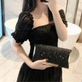 Women Exquisite Evening Bag Party Banquet Glitter Purse Lady Elegant Wedding Clutches Handbag Female Cocktail Chain Shoulder Bag.