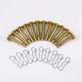 80 Pieces Shear Pins and Cotter Pins 738-04124 and 714-04040 Replacement Shear Pin and Bow Tie Lock Cotter. 