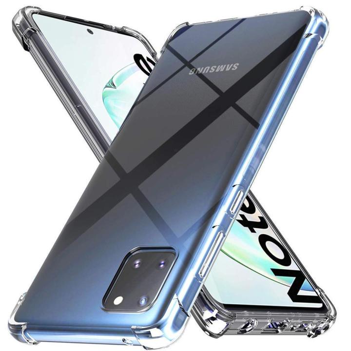 Samsung Galaxy A81/Note 10 Lite/M60s Premium Silicone Case Crystal Clear Soft TPU Ultra-Thin Transparent Flexible Protective Mobile Phone Back Cover