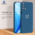 OnePlus Nord N200 5G Liquid Silicone Case Luxurious Shockproof Soft Back Cover with Brushed Inner Lining.