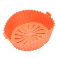 Air Fryer Silicone Pot Mat Cake Molds Silicone Basket Oven Baking Pan for Roasting Air Fryer Liner Accessories A.