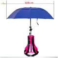 Wearable Umbrella Holder, Umbrella Rack Hands Free Support Rain Umbrella Stand Sun Umbrella Holder for Adults, Canoe Running Fishing Jogging.