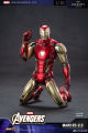 ZD Toys Marvel Iron Man MK85 Action Figure LED 7" with The Infinity SAGA Hologram Shield Figure Toy Gift. 