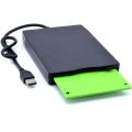 Portable External 3.5 USB 1.44 MB FDD Floppy Disk Drive Plug Play for PC Windows 2000/XP/Vista/7/8/10 Ma-c 8.6 or Upper Black. 