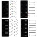 40/60 Piece/Set Crystal Surgical Steel Nose Stud Pack Nose Piercing Straight Nose Ring Set Ear Bone Needle Studs Body Jewelry.