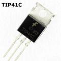 2Pcs- Chinese TIP41C TIP41 TIP-41 TIP 41 NPN Transistor 100V 6A 65W 3 Pin General Purpose NPN Transistor TO-220 Epitaxial Silicon Power Transistor Electrical Circuitry & Parts. 