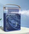 3 in 1 USB Mini Portable Fan Air Cooling fan Aircond Humidifier Purifier Mist Cooler with LED Light. 