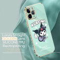 UCUC for Redmi Note 10 5G Luxury 6D Plating Soft Casing Silicone Square Frame Phone Case Shiny Bling Back Cover + Free Lanyard Cute Cartoon Anime Characters New design Side Drawing Case. 