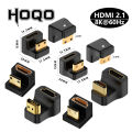 360 Degree Mini HDMI U-shaped Adapter 180 Mini HDMI Male to HDMI Female Angled 90 l Type Converter HD 2.1V Extension 4K 8K 60Hz.