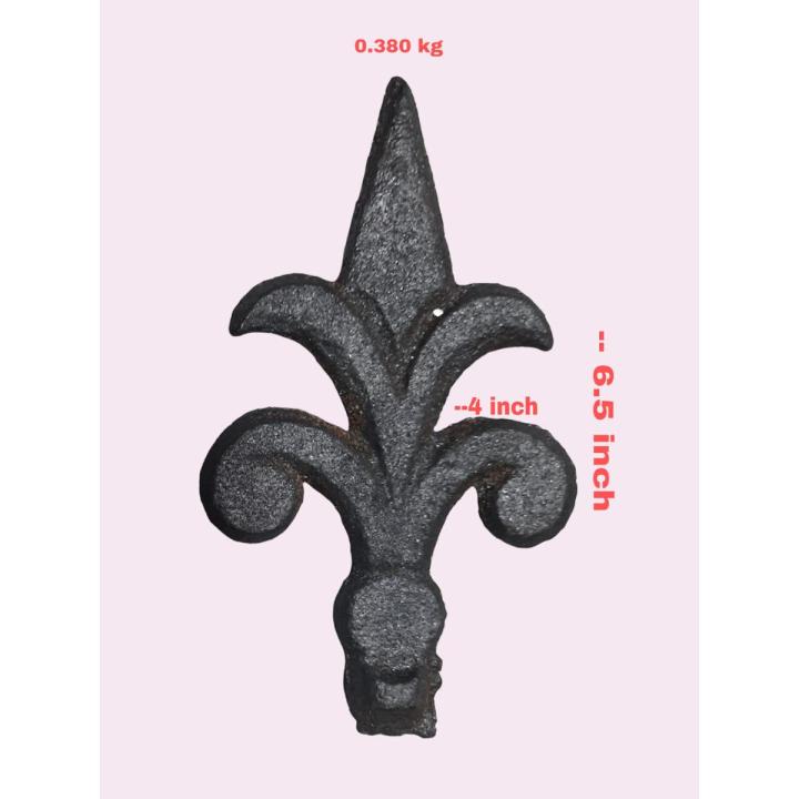 Caster Iron Desgin for gate same as bollom style 10pcs/ Casting Manufacturer 6.5 inch* 4 inch 0.380 kg same as picture