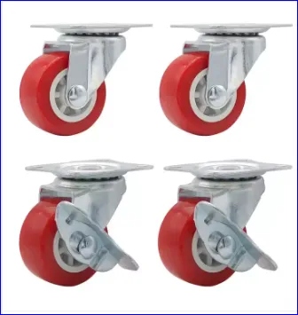 4%20pcs%20Heavy%20Duty%2050mm%202''%20%20Rubber%20Wheel%20Swivel%20Castor%20Wheels%20Trolley%20Caster%20Brake%20Set%20of%20castor%20-%20Image%202