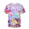 Children's Kirby T-shirt Children's Top T-shirt Boys' Girls' T-Shirt 4 5 6 7 8-14 Years Old Children's Clothing.
