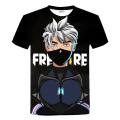 Anime T Shirt FF T-Shirt 3D Printed For Boys & Girls. 