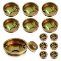 12 Pack Steel Bung Plug Drum Bung 2 and 3/4 Inch Bung Hole Cap 55 Gallon Drum Caps As Shown Metal Bung Caps with Plated Coated.
