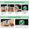 Universal Car Air Vent Mini Quartz Clocks Metal Vehicle Luminous Clock with Adhesive and Air Vent Clip Car Dashboard Clocks Fashion Accessories Suitable for Car SUV Truck Boat. 