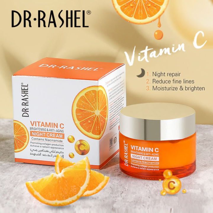 Dr-Rashel Vitamin C Anti-Aging and Brightening Night Cream-50gm