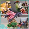 27.5cm Dragon Ball Z Tao Pai Pai Figuretao Pai Pai Vs Son Goku Statue anime Action Figure Collection Model ornamental Toy Gifts. 