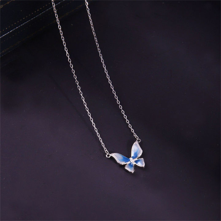 French%20Gradual%20Blue%20Enamel%20Butterfly%20Wing%20Pendant%20Necklace%20For%20Women%20Silver%20Color%20Neck%20Chain%20Exquisite%20Jewelry%20Gift%20For%20Girls%20-%20Image%207
