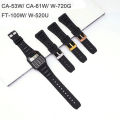 Wristwatch Strap Flexible Rubber Sports Watch Belt Replacement.