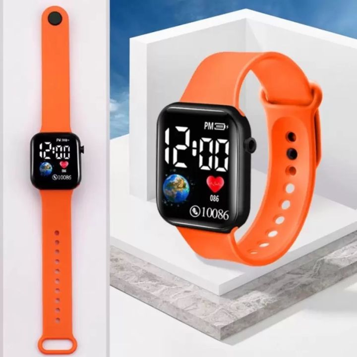 Led Display Digital Watches Sport Boys Luminous Children’s Electronic Wristwatch Students Clock Watches Relojes Mujer