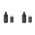 2X Type-C App Remote Control Mobile Infrared Transmitter Android Mobile Phone Learning OTG Smart Remote Control Black. 