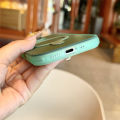 HOCE Metal Ring Stand Magnetic Cases For iPhone 17 16 15 14 13 12 11 Pro Max Plus MagSafe Case With Lens Film Protector Shockproof Frosted Back Phone Cover.