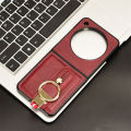 Phone case ZTE Nubia Flip Leather Ring Holder Snap-on Hybrid PC+TPU Full Protection Back cover ZTE Nubia Flip case. 